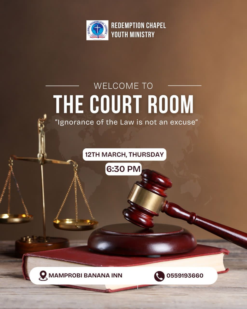 ⚖️ YOUTH SERVICE THURSDAY ⚖️